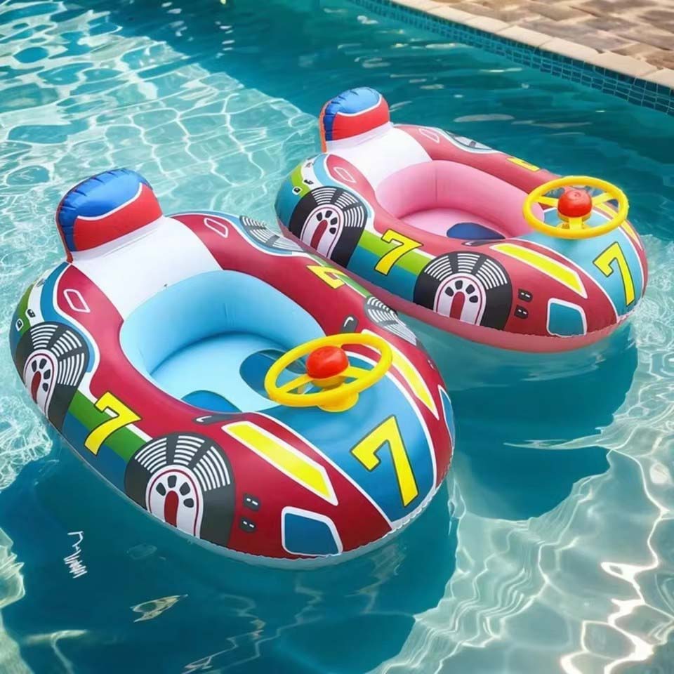 Baby Swimming Floater - Baby Swimming Pool Float, Cute Car