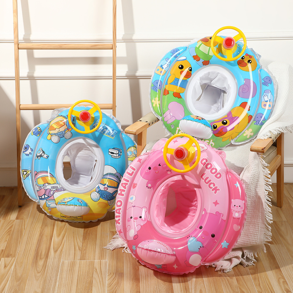 Detachable Sun Shade Cartoon B - đánh giá và giá Baby Swimming Floater