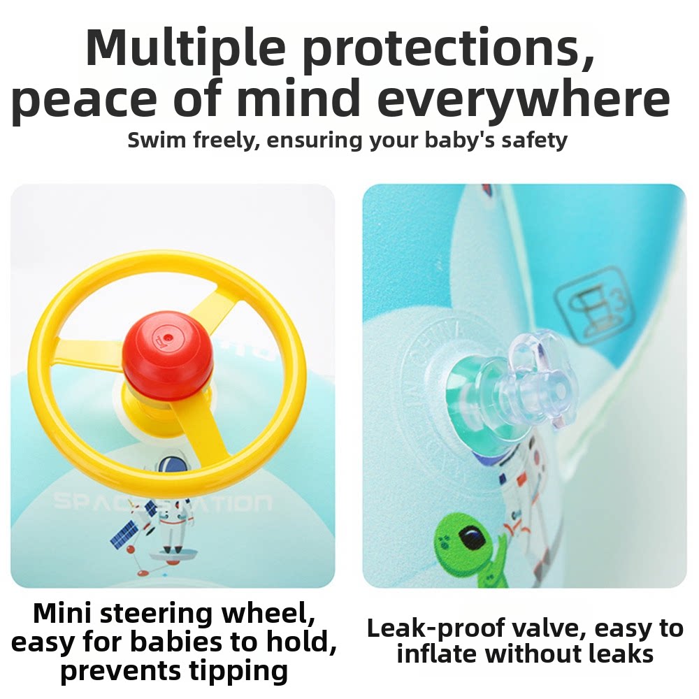 Detachable Sun Shade Cartoon B - đánh giá và giá Baby Swimming Floater