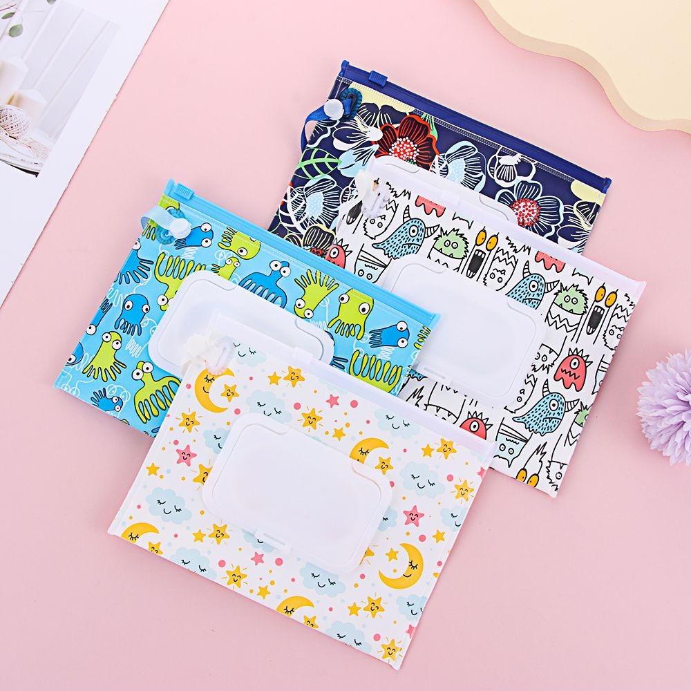 1Pcs Portable Wet Wipes Bag Fl - đánh giá và giá Baby Products Carry Bag