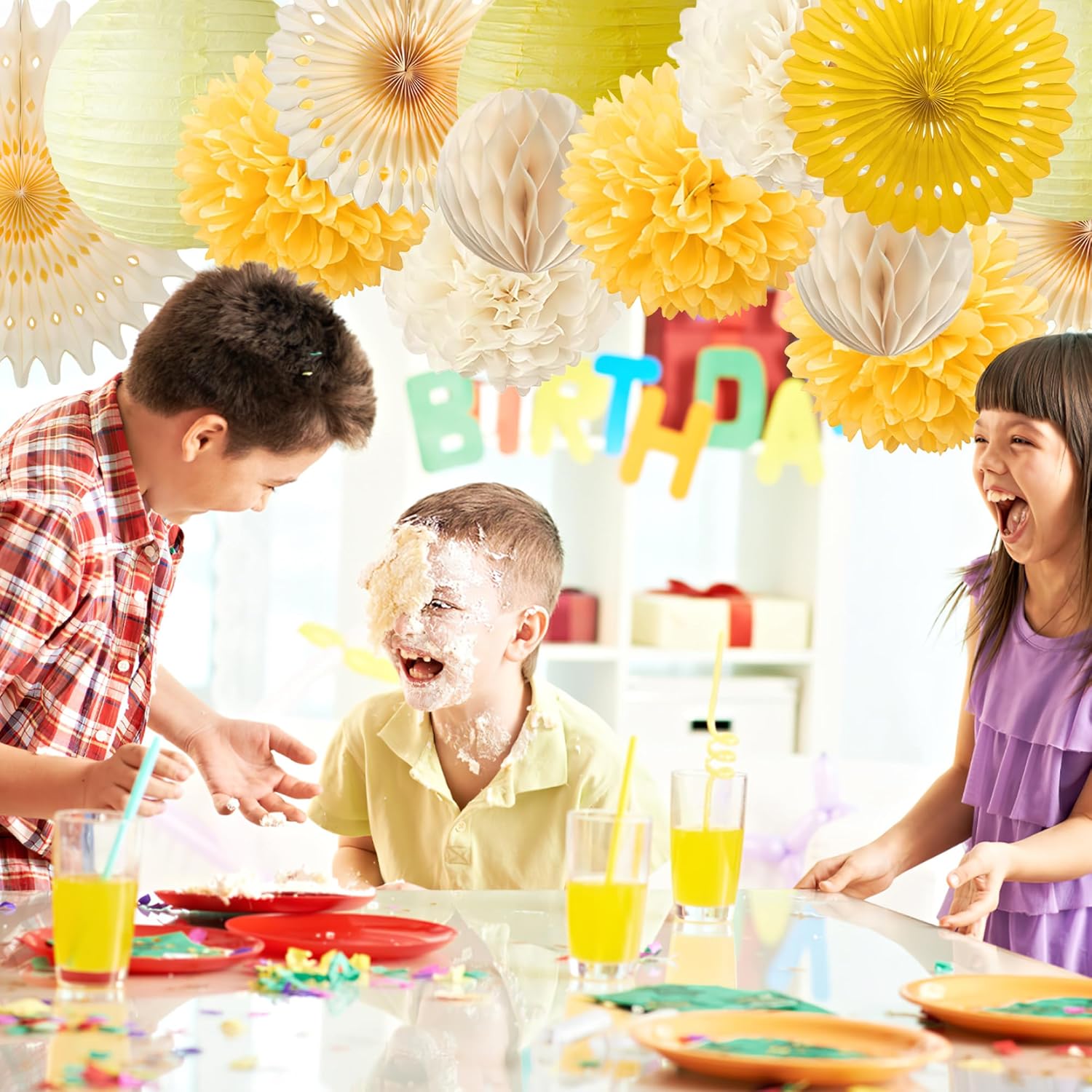 Yellow Party Decorations Yello - đánh giá và giá Baby Products Moisturizer