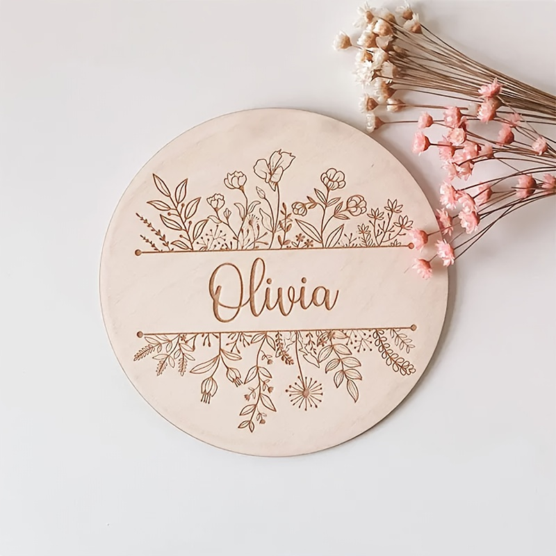 Personalized Floral Engraved N - đánh giá và giá Baby Products Decoration