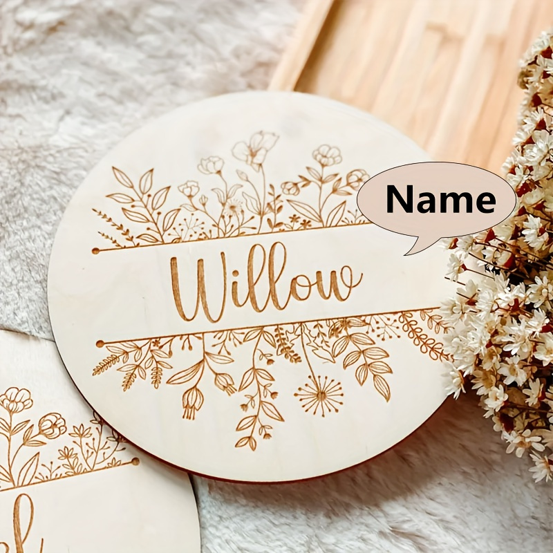 Personalized Floral Engraved N - đánh giá và giá Baby Products Decoration
