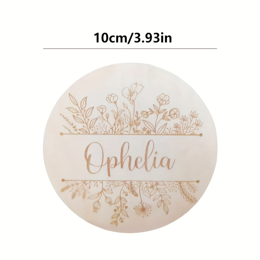 Personalized Floral Engraved N - đánh giá và giá Baby Products Decoration