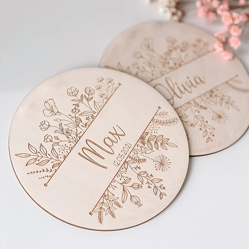 Personalized Floral Engraved N - đánh giá và giá Baby Products Decoration