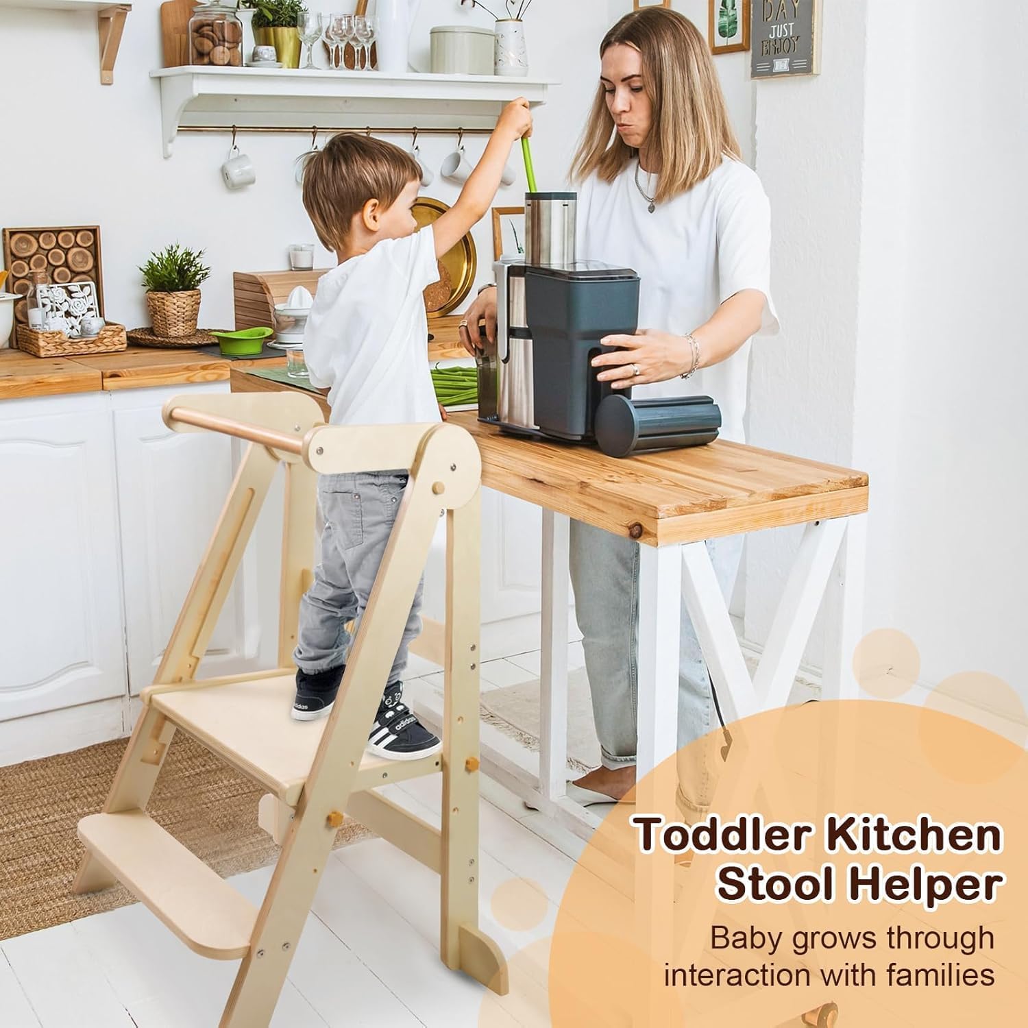 Foldable Toddler Kitchen Tower - đánh giá và giá Toddler Learning Tower