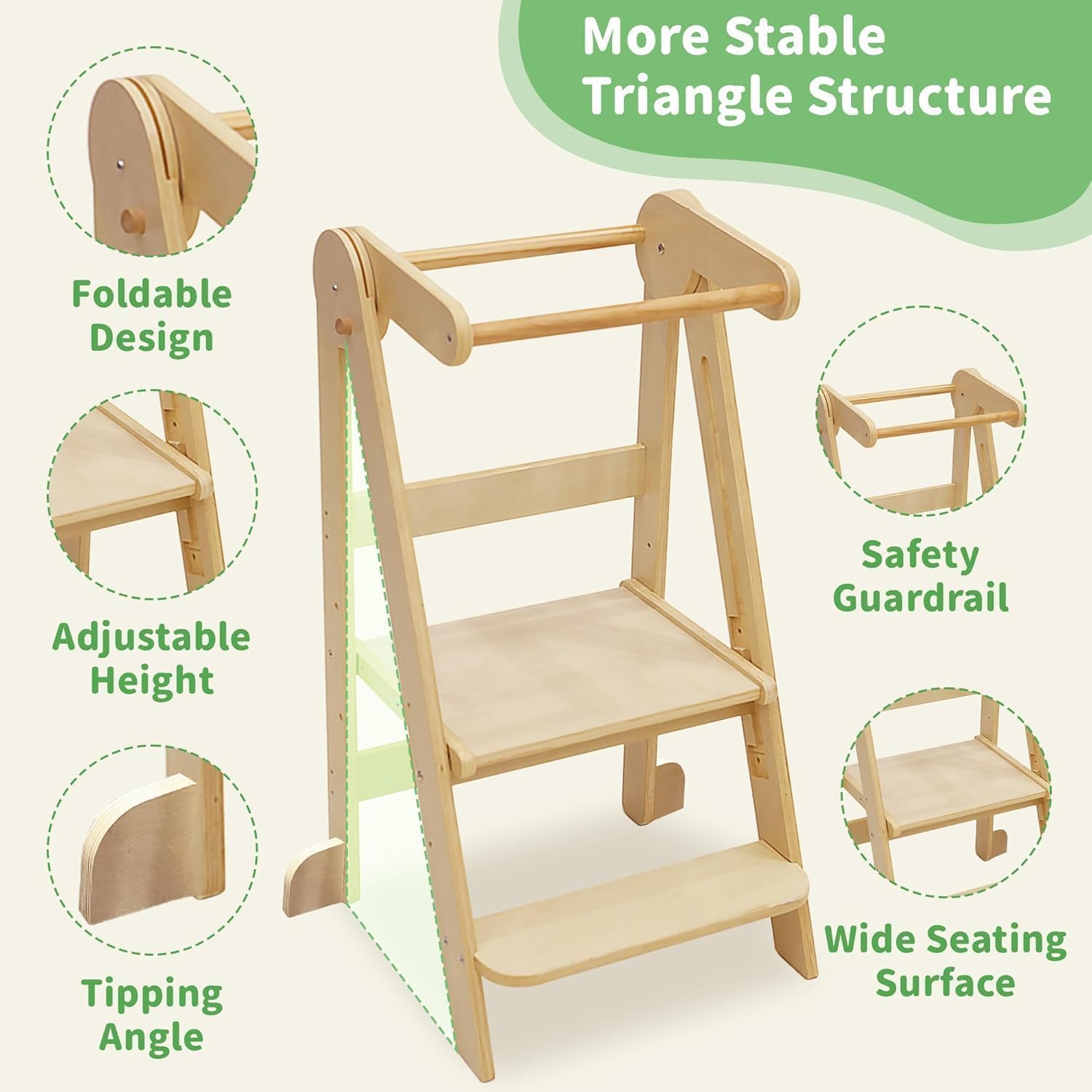 Foldable Toddler Kitchen Tower - đánh giá và giá Toddler Learning Tower