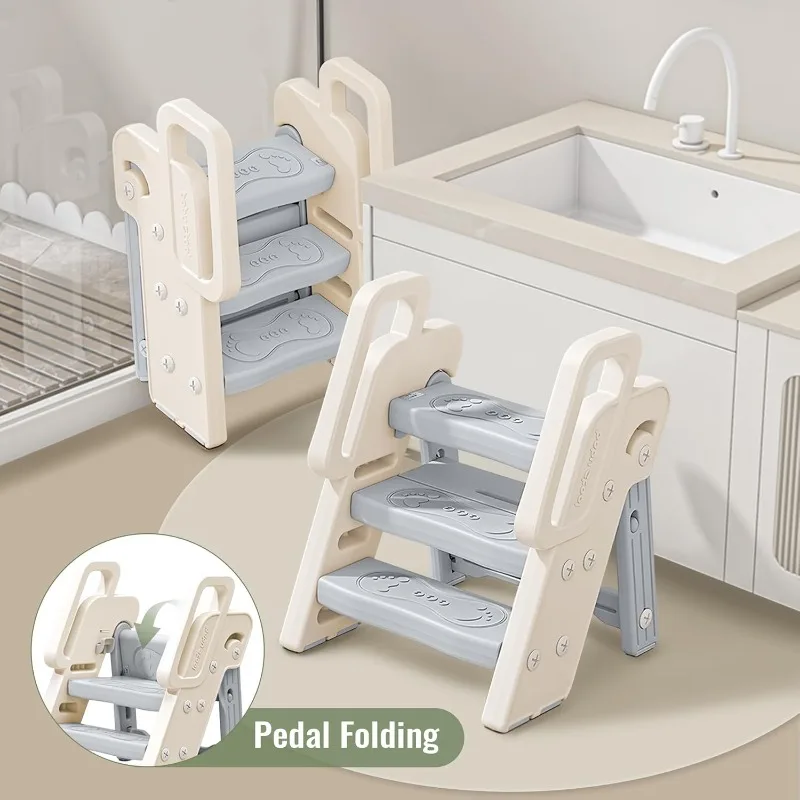 3 Step Stool with Handles Anti - đánh giá và giá Toddler Learning Tower