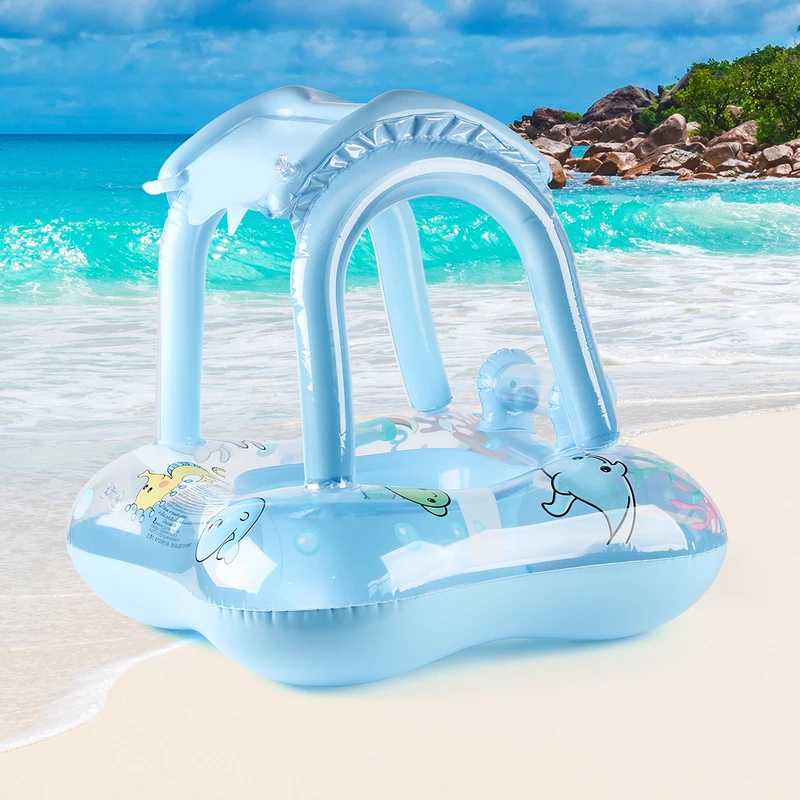 Kids Baby Pool Float with Sun  - đánh giá và giá Baby Swimming Floater