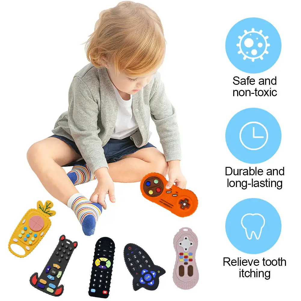 Baby Silicone Teether Toys Rem - đánh giá và giá Baby Products Natural
