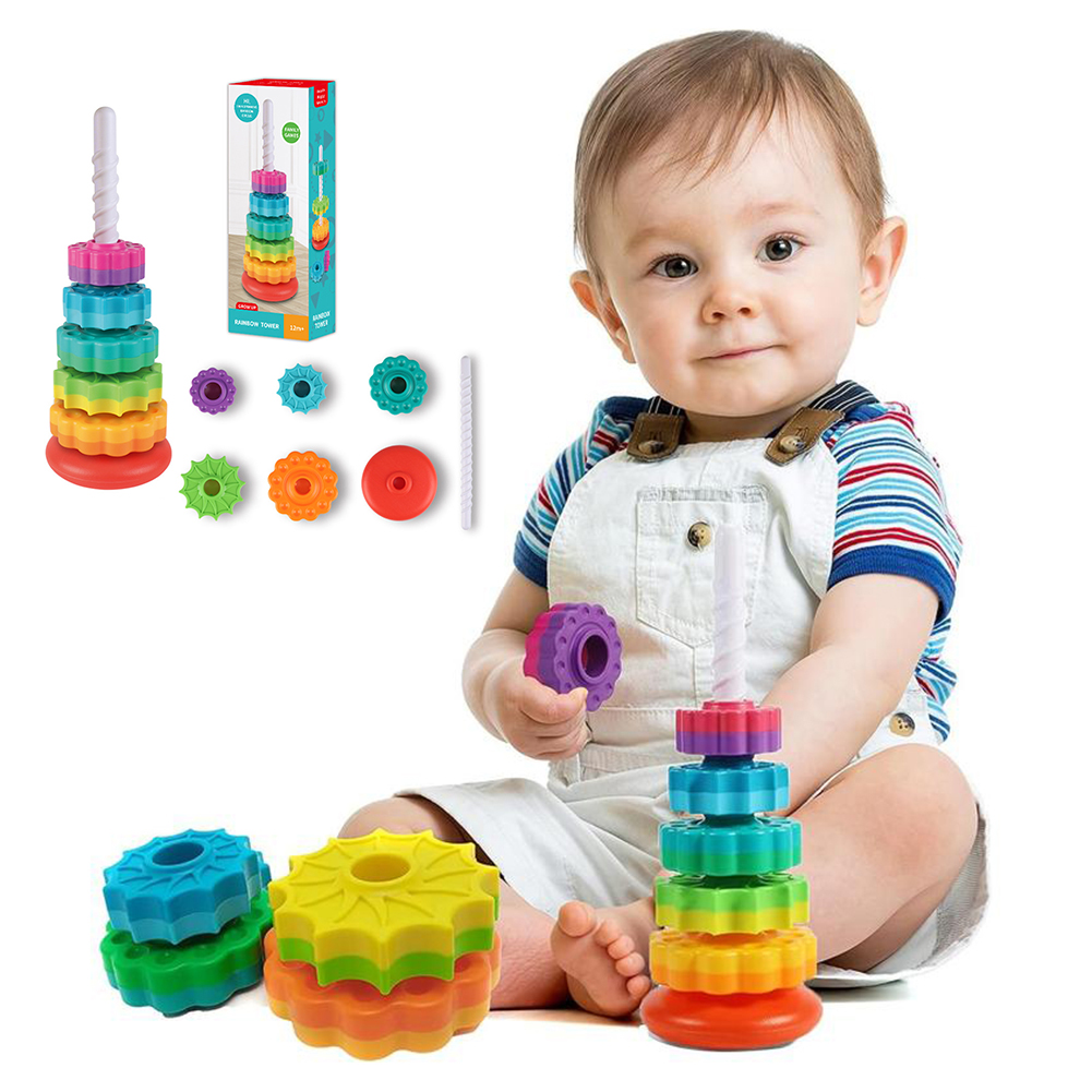 Rainbow-Tower Toy Toddler Mont - đánh giá và giá Toddler Learning Tower