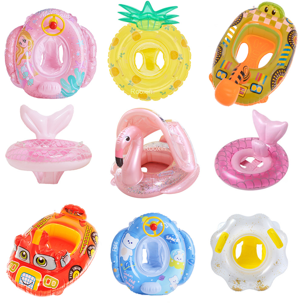 Rooxin Flamingo Swimming Circl - đánh giá và giá Baby Swimming Floater