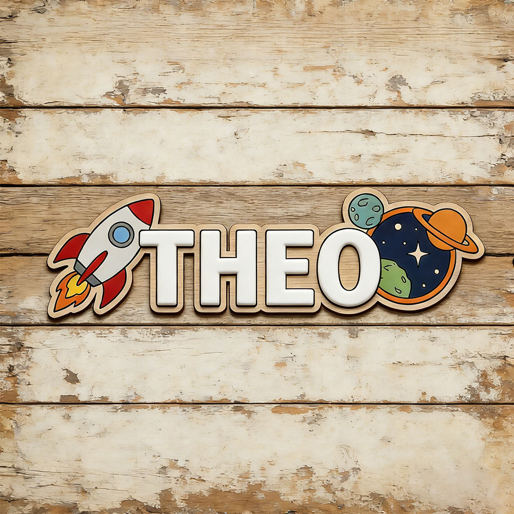 Personalized Space Rocket Name - đánh giá và giá Baby Products Decoration