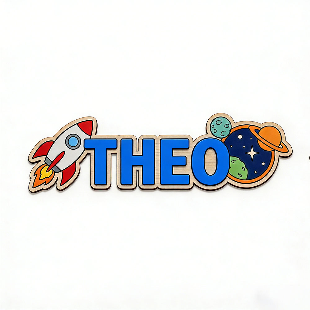 Personalized Space Rocket Name - đánh giá và giá Baby Products Decoration