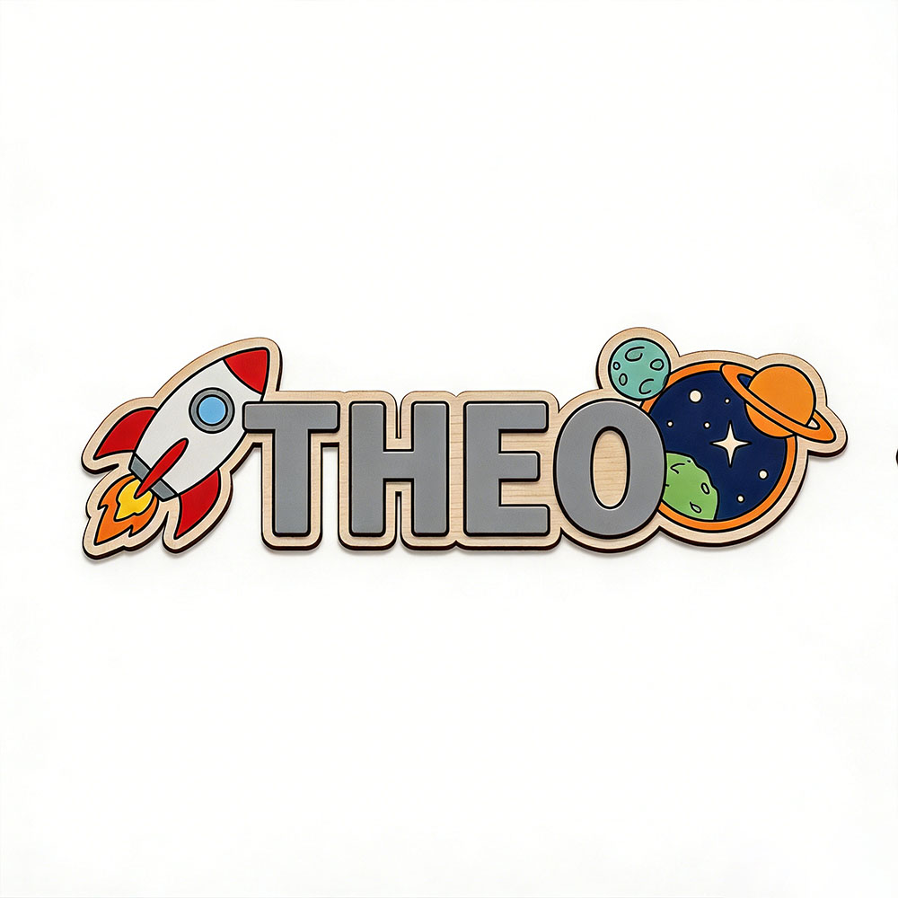 Personalized Space Rocket Name - đánh giá và giá Baby Products Decoration