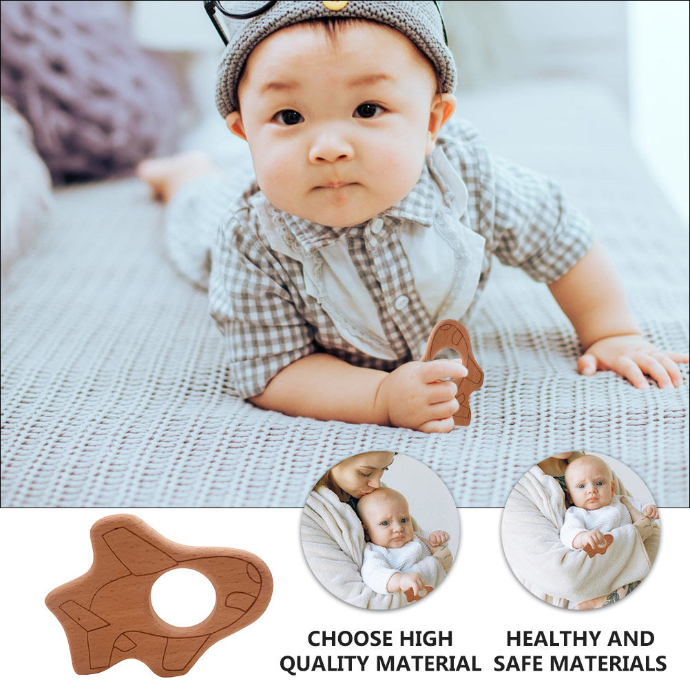 2Pcs Baby Teether Airplane Sha - đánh giá và giá Baby Products Natural