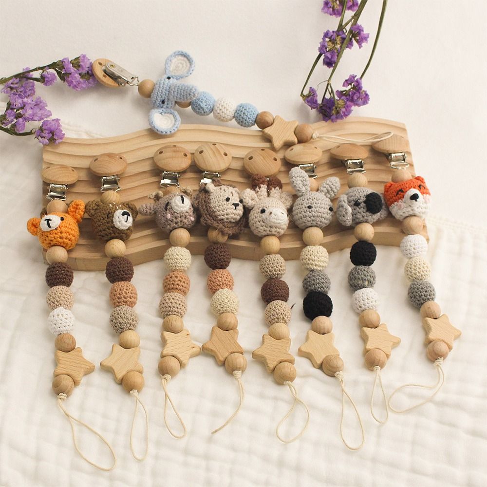 Baby Wooden Pacifier Clip Wood - đánh giá và giá Baby Products Moisturizer