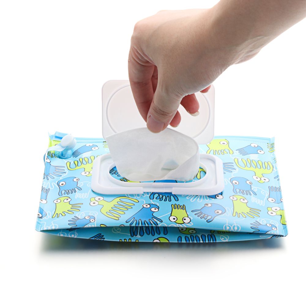Portable Flip Cover Wet Wipes  - đánh giá và giá Baby Products Carry Bag