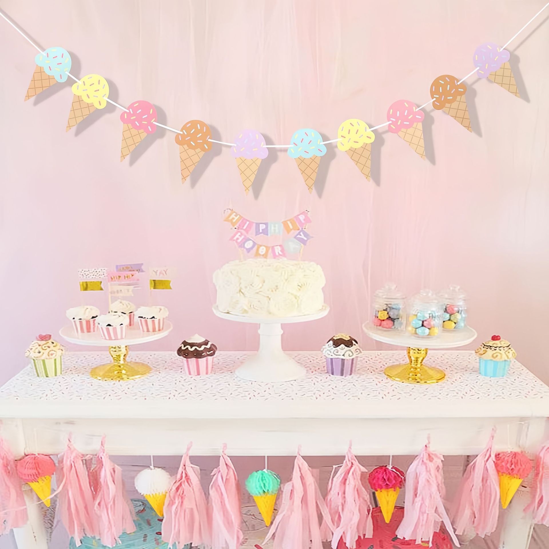 Sweet Ice Cream Theme Paper Ba - đánh giá và giá Baby Products Moisturizer
