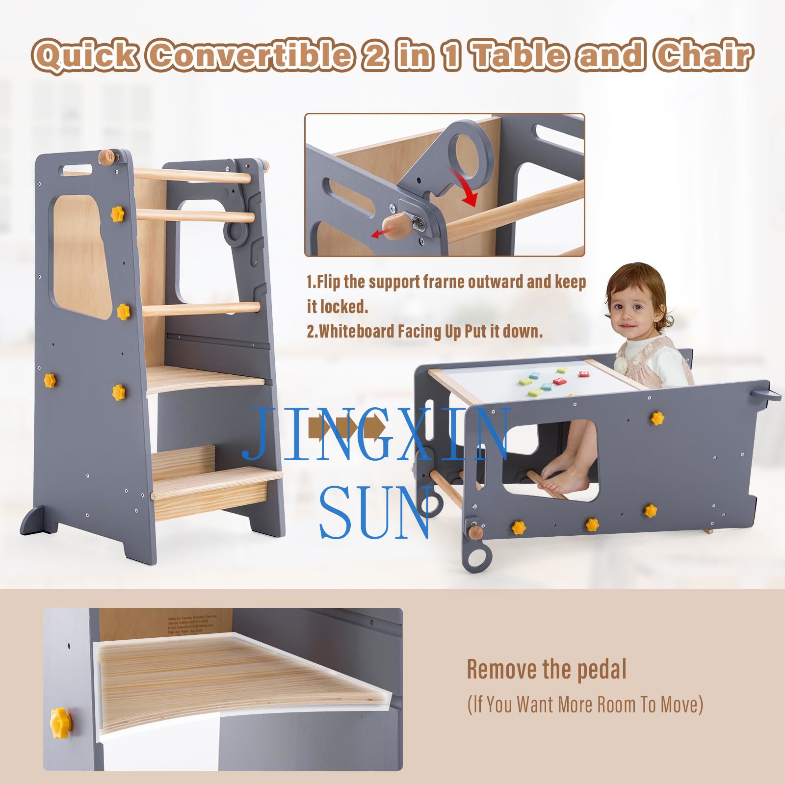 4 in 1 Toddler Kitchen Tower M - đánh giá và giá Toddler Learning Tower